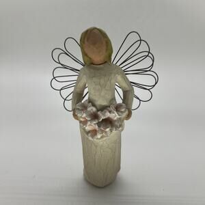 Vintage Demdaco Willow Tree Figurine Angel Of Spring Year 2001